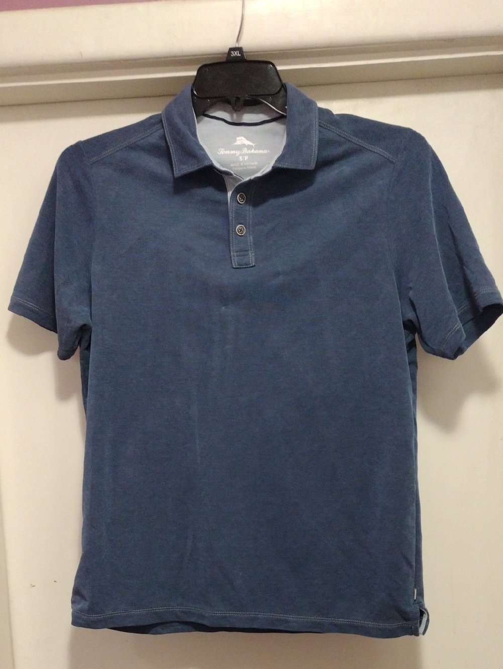Tommy Bahama Indigo Blue Short-Sleeve Polo Small